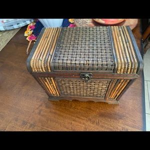 Small wooden chest